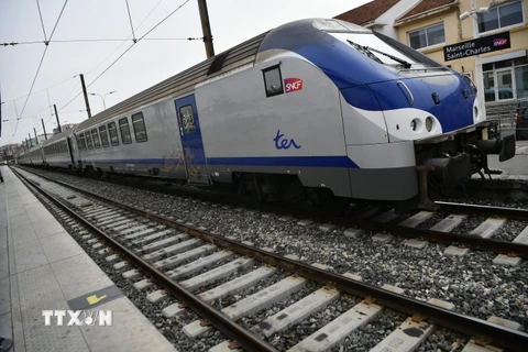 Nhà ga Saint-Charles ở Marseille, Pháp ngày 3/4. (Nguồn: AFP/TTXVN)