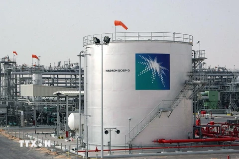 Một nhà máy thuộc Tập đoàn dầu khí Aramco của Saudi Arabia. (Nguồn: Bloomberg)