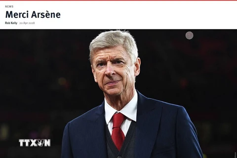 Huấn luyện viên Arsene Wenger sẽ chính thức rời Arsenal cuối mùa bóng này. (Nguồn: Arsenal FC)