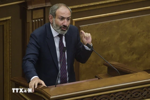 Quốc hội Armenia đã bầu ông Nikol Pashinyan vào vị trí Thủ tướng. (Nguồn: AFP/TTXVN)