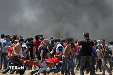 Ai Cập chỉ trích quân đội Israel tấn công dân thường Palestine. (Nguồn: AFP/TTXVN)