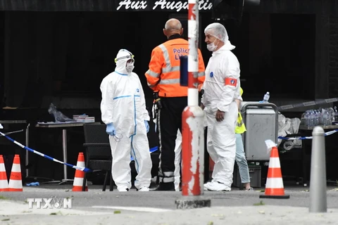 IS nhận gây ra vụt ấn công ở Bỉ khiến 3 người thiệt mạng. (Nguồn: THX/TTXVN)