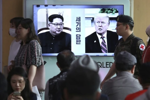 Người dân Hàn Quốc "nín thở" chờ đợi cuộc gặp Mỹ-Triều. (Nguồn: The Korea Herald)
