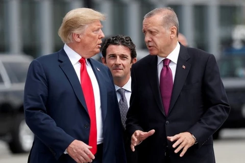 Quan hệ Mỹ-Thổ Nhĩ Kỳ đang rất căng thẳng. (Nguồn: Daily Sabah)