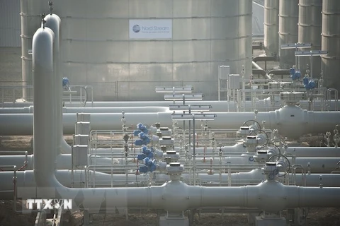 Đường ống dẫn khí đốt Dòng chảy phương Bắc 2 tại Lubmin, Đức. (Nguồn: AFP/TTXVN)
