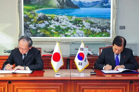 Hàn Quốc quyết định kéo dài thỏa thuận chia sẻ thông tin tình báo với Nhật Bản. (Nguồn: SCMP)