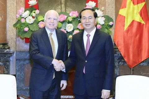 John McCain: Người cống hiến không ngừng cho quan hệ Việt-Mỹ. (Nguồn: Nhan Sáng/TTXVN)
