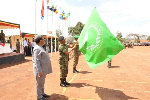 Lực lượng phản ứng nhanh các nước châu Phi tập trận tại Uganda. (Nguồn: Kampala Post)