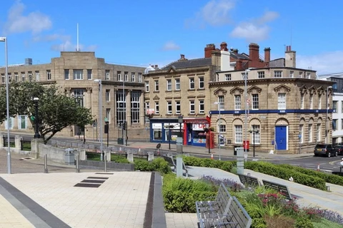 Thành phố Barnsley (Anh)-nơi xảy ra vụ tấn công bằng dao. (Nguồn: Sky News)