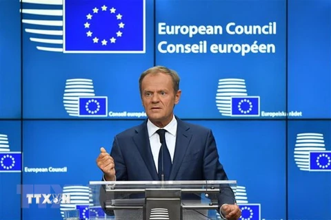 Chủ tịch Hội đồng châu Âu Donald Tusk. (Ảnh: AFP/TTXVN)