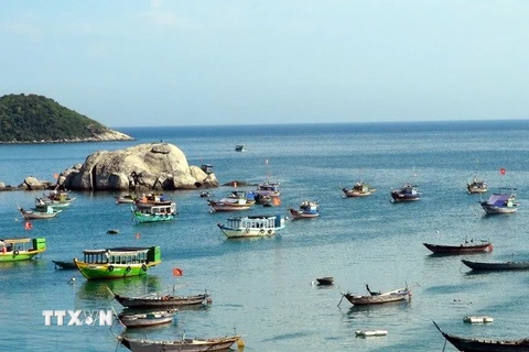 Phong cảnh biển đảo Cù Lao Chàm. Ảnh minh họa. (Ảnh: Đỗ Trưởng/TTXVN)