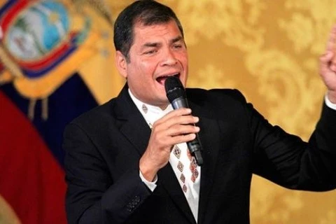 Cựu Tổng thống Ecuador Rafael Correa. (Nguồn: Reuters)