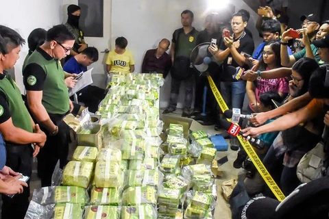 Số ma túy mà cảnh sát Thái Lan thu giữ được. (Nguồn: Washington Post)