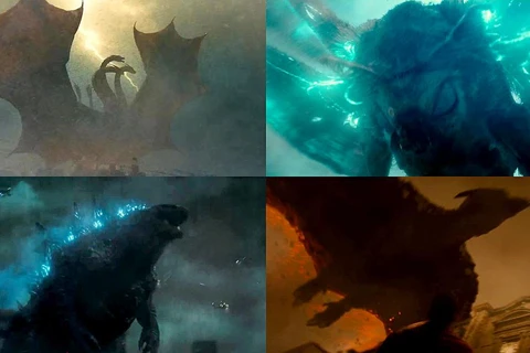 Các siêu quái thú trong "Godzilla: King of Monsters." (Nguồn: Gigazine)