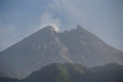 Núi lửa Merapi phun trào. (Nguồn: Gatra)