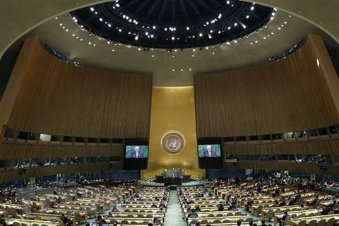Một phiên họp của Liên hợp quốc ở New York, Mỹ. (Ảnh: THX/TTXVN)