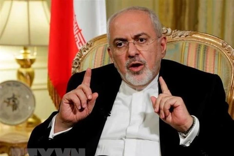 Ngoại trưởng Iran Mohammad Javad Zarif phát biểu tại Tehran. (Ảnh: IRNA/TTXVN)