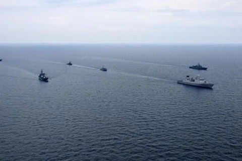 Các tàu chiến tuần tra trên Biển Đen. (Nguồn: NATO)