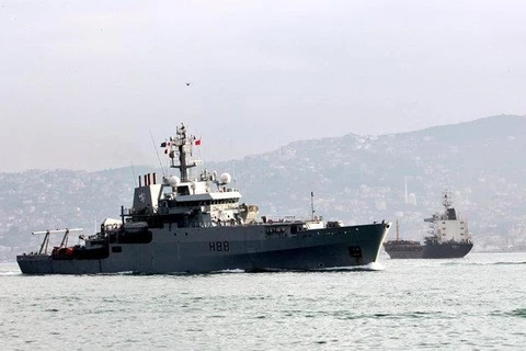 Tàu quân sự NATO ở Biển Đen. (Nguồn: Daily Star)