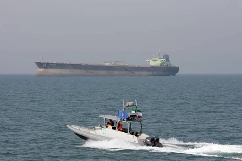 Một tàu của Lực lượng Vệ binh Cách mạng Hồi giáo Iran. (Nguồn: The Japan Times)