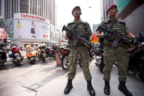Indonesia đang thắt chặt an ninh trước thời điểm công bố kết quả bầu cử. (Nguồn: Benar News)