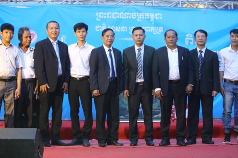 Ban chấp hành Hội Khmer-Việt Nam chi nhánh tỉnh Preah Vihear. (Nguồn: TTXVN)