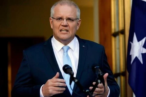 Thủ tướng Australia Scott Morrison. (Nguồn: AFP)
