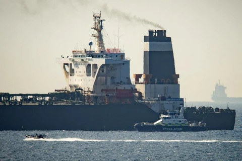 Tàu chở dầu của Iran bị bắt giữ tại Anh. (Nguồn: AP News)