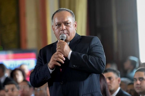 Chủ tịch Quốc hội lập hiến Venezuela Diosdado Cabello. (Ảnh: AFP/TTXVN)