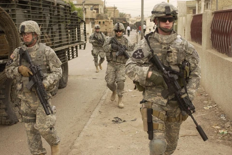 Binh lính Mỹ tại Trung Đông. (Nguồn: Middle East Eye)