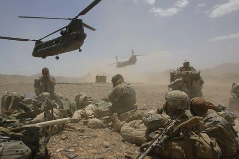 Binh lính Mỹ tại Afghanistan. (Nguồn: Middle East Eye)