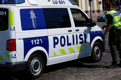 Cảnh sát Phần Lan có mặt tại hiện trường. (Nguồn: RT)
