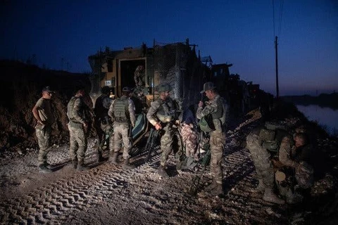Binh lính Thổ Nhĩ Kỳ tại Syria. (Nguồn: NYT)