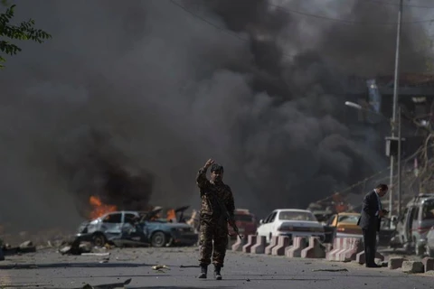 Một vụ nổ bom xe ở Afghanistan. (Nguồn: Waarmedia)