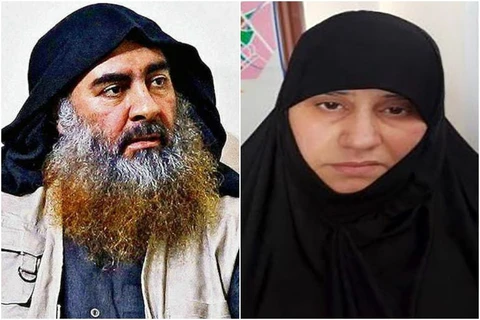 Asma Fawzi Muhammad Al-Qubaysi-người tự xưng là vợ cả của Abu Bakr al-Baghdadi. (Nguồn: The Straits Times)