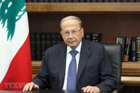 Tổng thống Liban Michel Aoun. (Ảnh: TTXVN)
