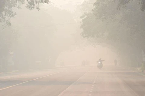 Ô nhiễm không khí ở Ấn Độ đang ở mức báo động. (Nguồn: Hufftington Post)