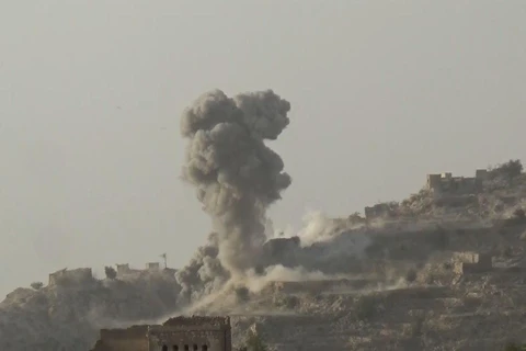 Một cứ điểm bị tấn công ở Hodeidah. (Nguồn: Teller Report)