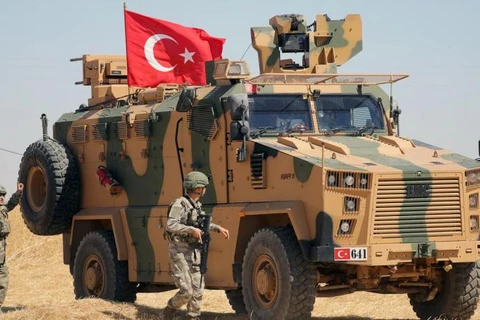 Binh lính Thổ Nhĩ Kỳ ở Syria. (Ảnh: aawsat)