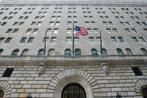 Chi nhánh Cục Dự trữ Liên bang Mỹ (Fed) tại New York. (Ảnh: Bloomberg)