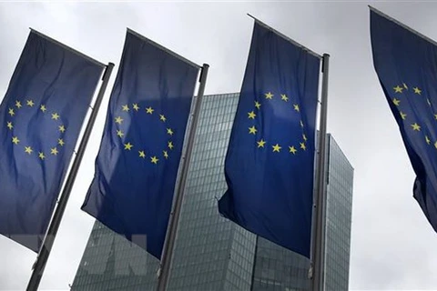 Trụ sở Ngân hàng Trung ương châu Âu ở Frankfurt am Main, Đức. (Nguồn: AFP/TTXVN)