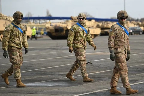 Quân đội Mỹ đang lên kế hoạch tái phân bổ nguồn lực ở châu Âu. (Ảnh: WSJ)