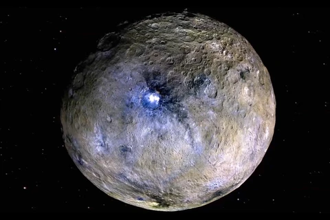Hành tinh lùn Ceres. (Ảnh: National Geographic)