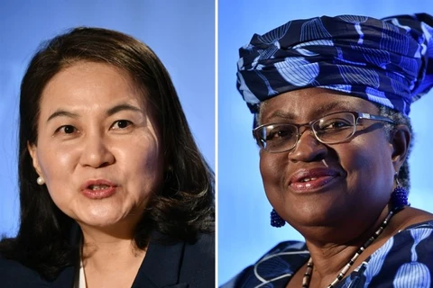 Hai ứng cử viên cuối cùng cho vị trí Tổng giám đốc Tổ chức Thương mại Thế giới (WTO). (Ảnh: The Korea Times)