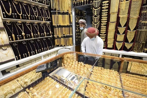 Một cửa hàng kim hoàn tại Dubai, UAE. (Nguồn: AFP)