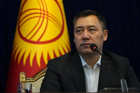 Thủ tướng Kyrgyzstan Sadyr Japarov. (Ảnh: The Moscow Times)