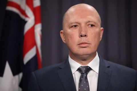 Bộ trưởng Nội vụ Australia Peter Dutton. (Ảnh: ABC)