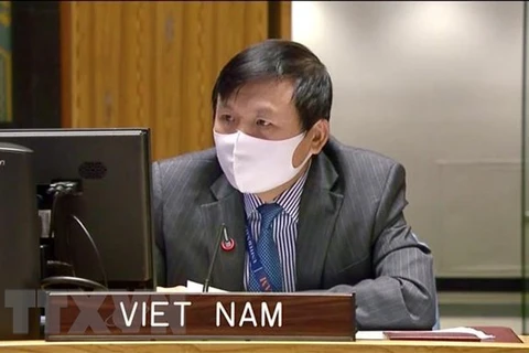 Đại sứ Đặng Đình Quý, Trưởng Phái đoàn Việt Nam tại Liên hợp quốc. (Nguồn: TTXVN phát)