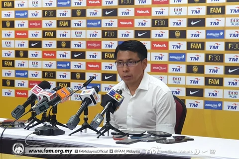Huấn luyện viên Tan Cheng Hoe tự tin Malaysia sẽ đánh bại tuyển Việt Nam ngay tại Hà Nội. (Ảnh: FAM)