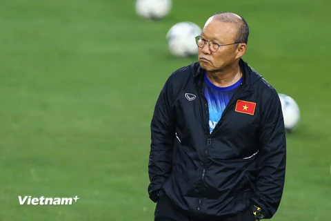 Huấn luyện viên Park Hang-seo không bị cấm chỉ đạo ở AFF Cup 2020. (Ảnh: Nguyên An/Vietnam+)